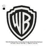 100x100 Warner Bros Embroidery Design Instant Download